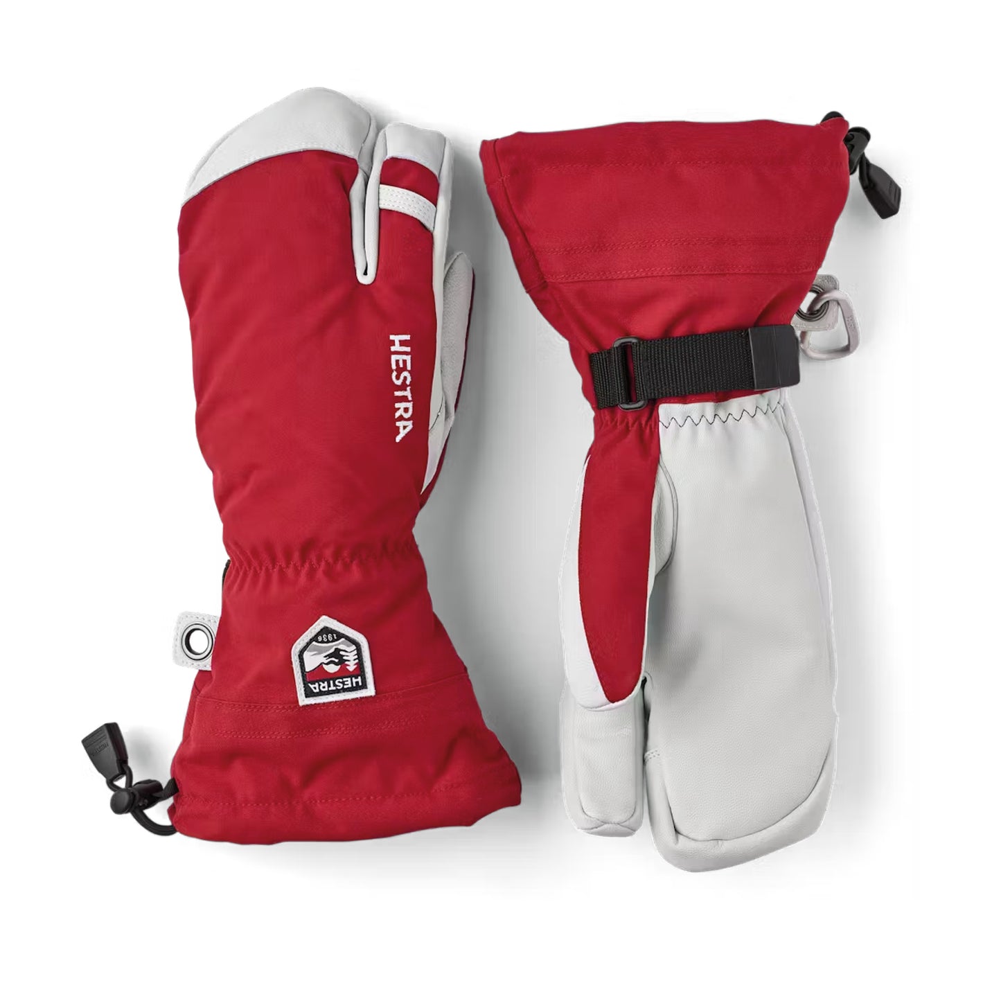 Hestra Heli Ski 3-Finger Gloves Red
