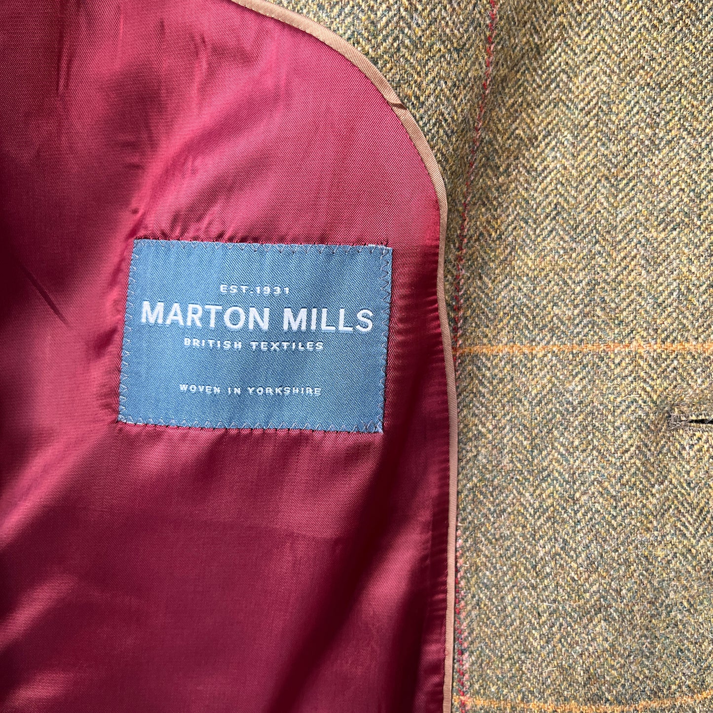 Horace Barton Green Cockfield Tweed Suit