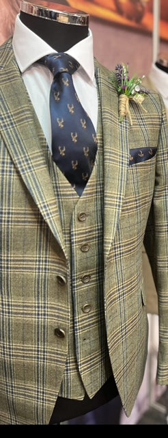 Green 3 Piece Green Suit