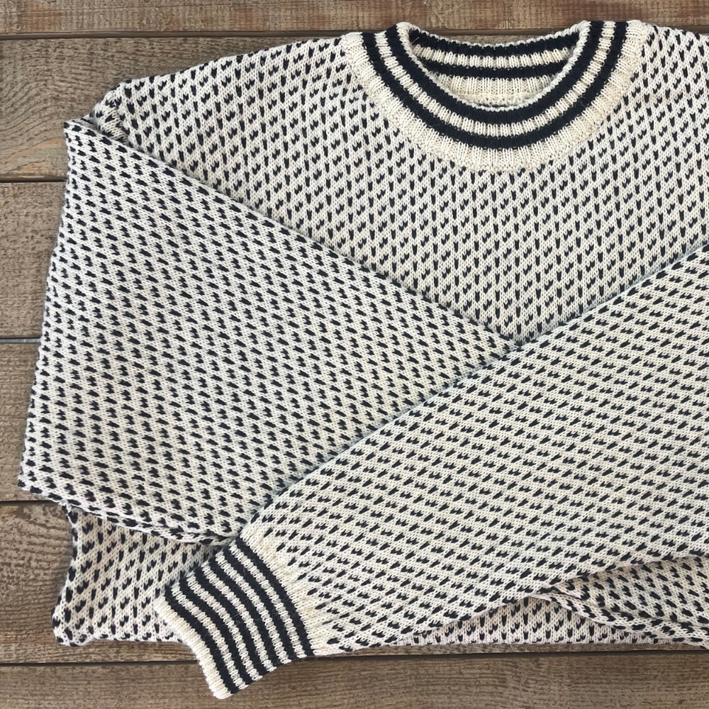 Richmond Nordic Sweater Cream