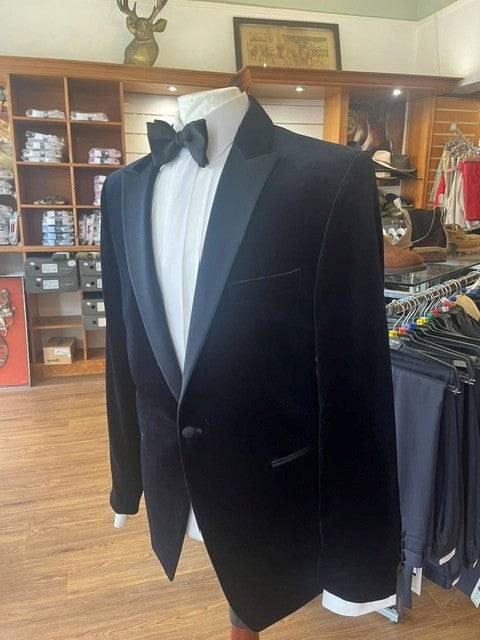 Formal Navy Velvet Dinner Jacket