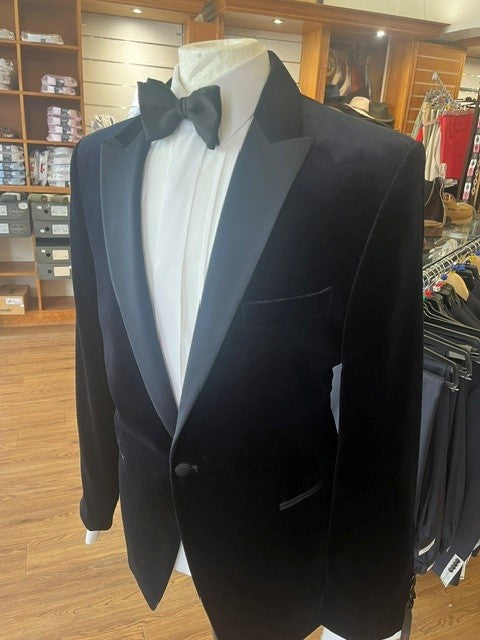 Formal Navy Velvet Dinner Jacket